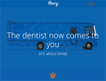 Tablet Screenshot of henrythedentist.com